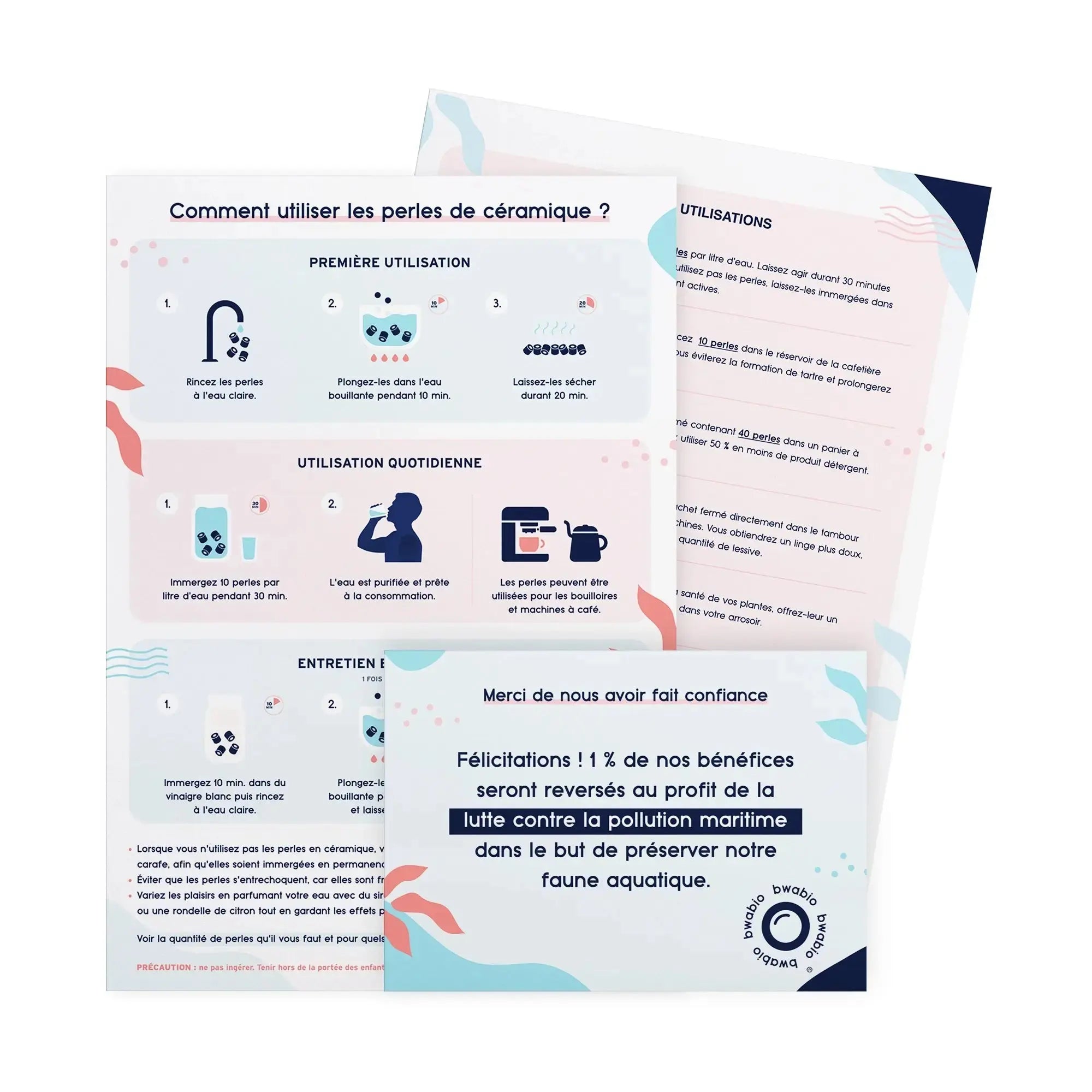 Méga Pack x140 - Perles de céramique - Filtre à eau naturel Bwabio