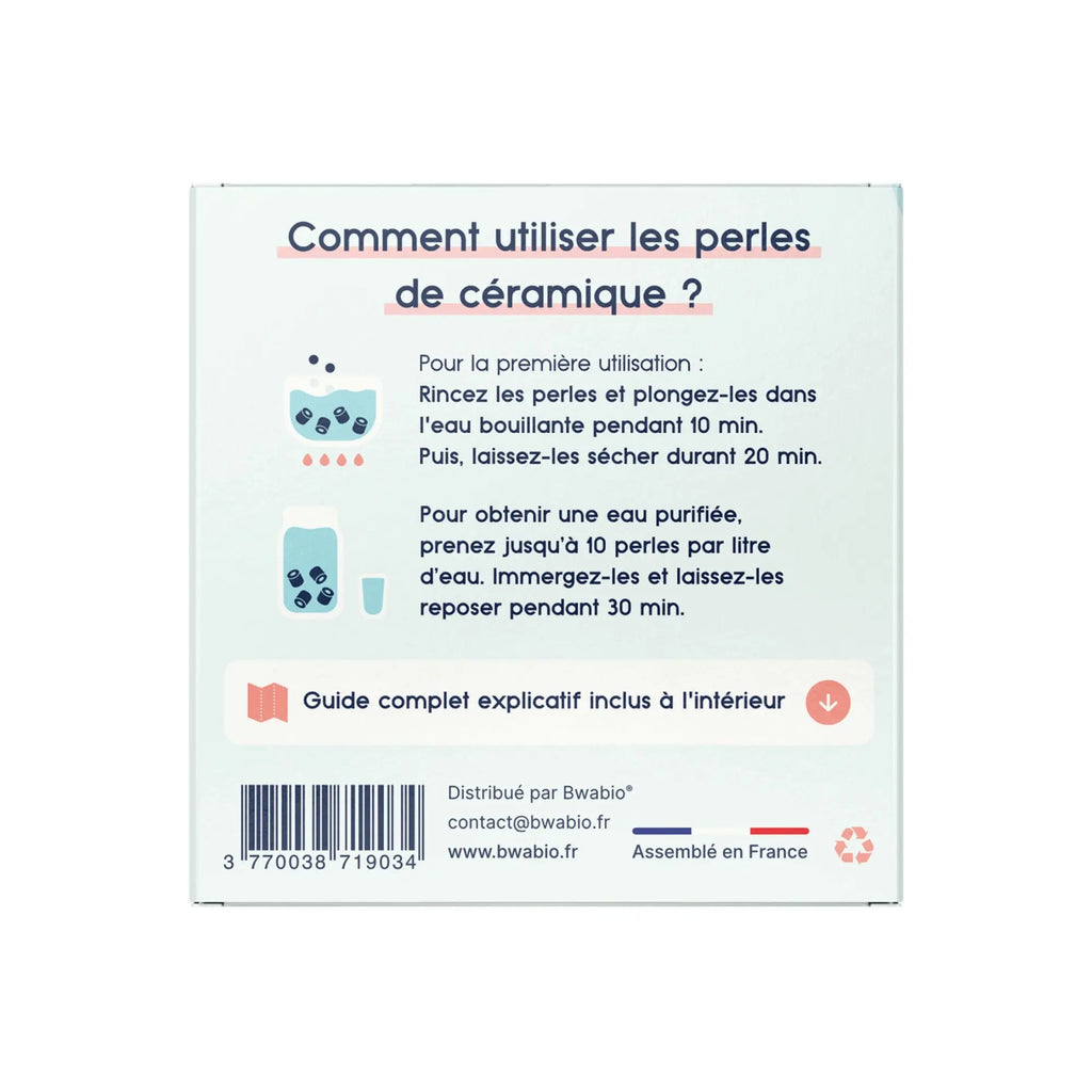 80 Perles de Céramique – Filtre à Eau Naturel Bwabio
