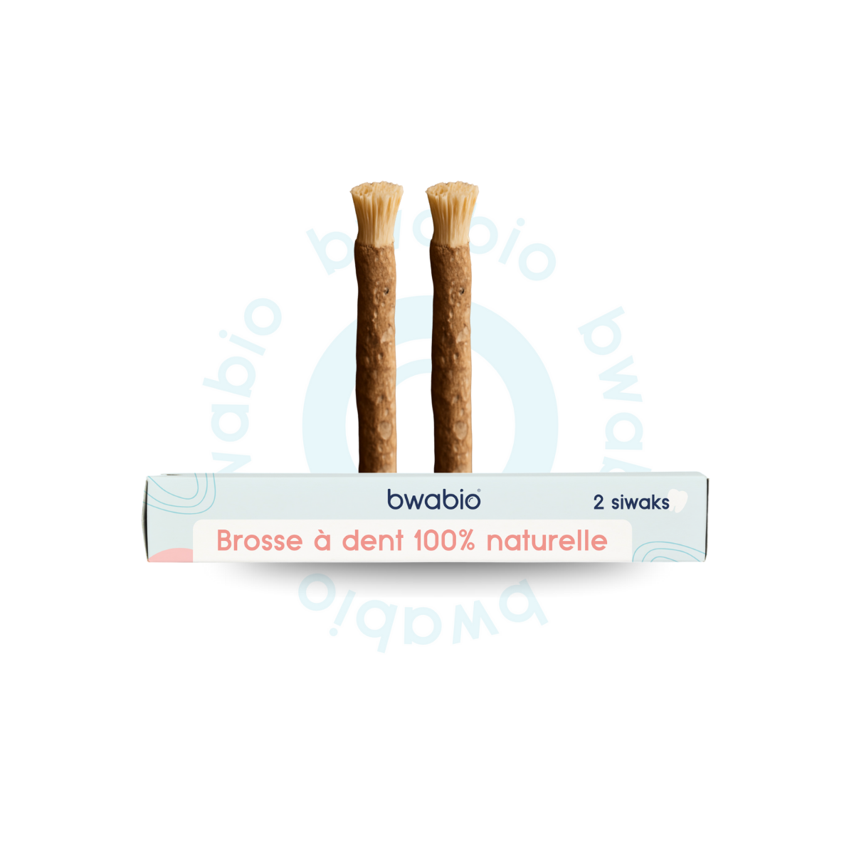 boite de 2 siwak ainsi que 2 siwak sans fond 
